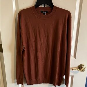 Classic Crewneck Sweater in Rich Brown